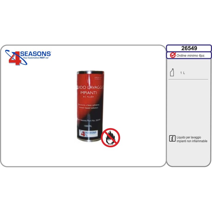 26549  LIMPIADOR PARA CIRCUITOS A.A - FLUSH SOLVENT 1 LITRO !!!!  NO INFLAMABLE  !!!!