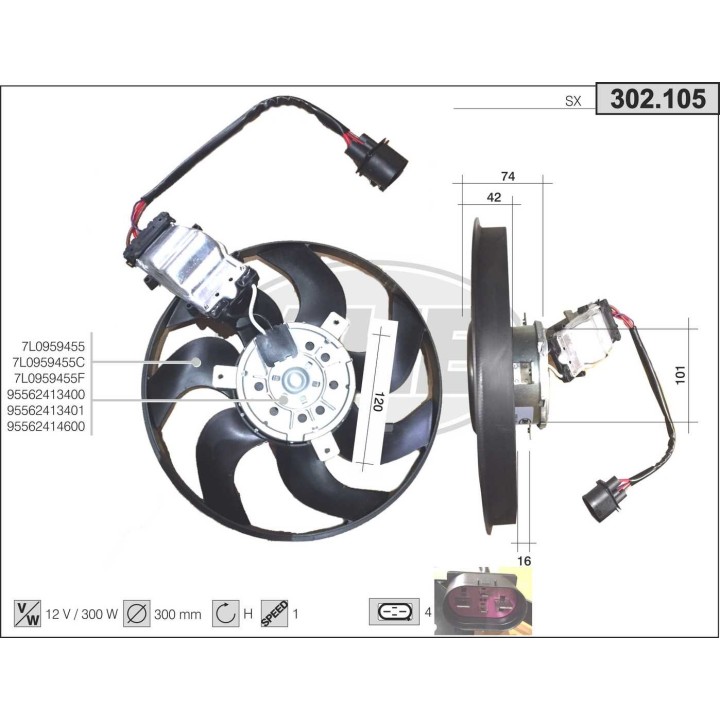 302105  AUDI/PORSCHE/VW Q7/Cayenne/Touareg 2.5TDi/3.0TDi/3