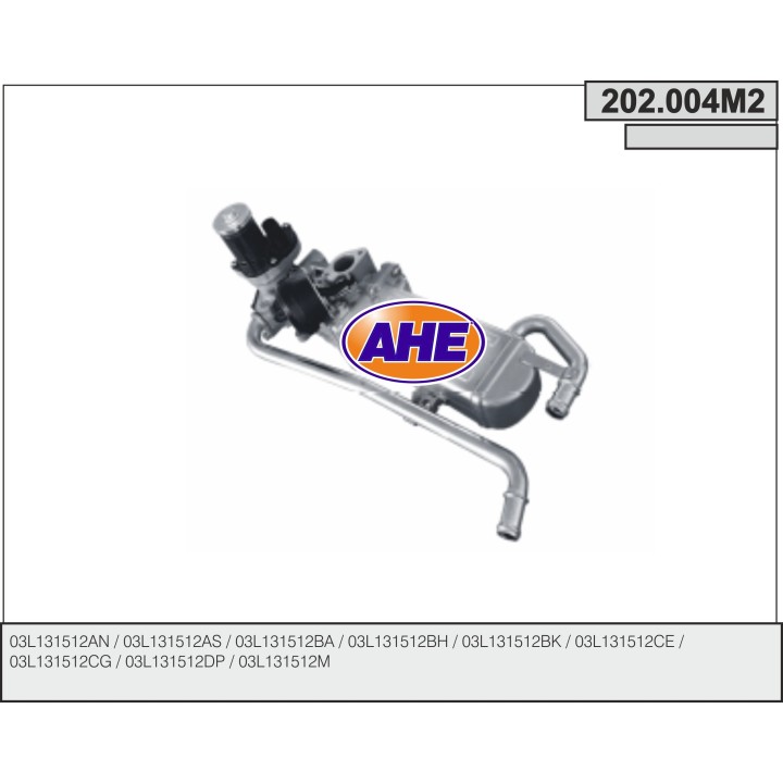 202004M2  Modulo EGR Audi/Seat/Skoda/VW A1/A3/Q3/TT/Altea/Ib