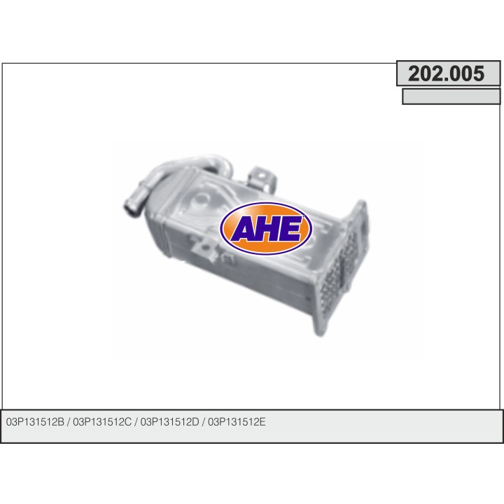 202005  EGR Cooler Seat Ibiza IV 1.2TDi 05.10-