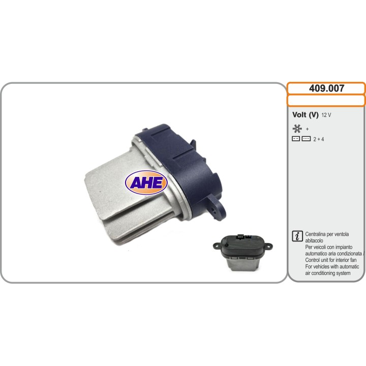 409007  Centr. Vent. Ab. ALFA/RENAULT 159/L