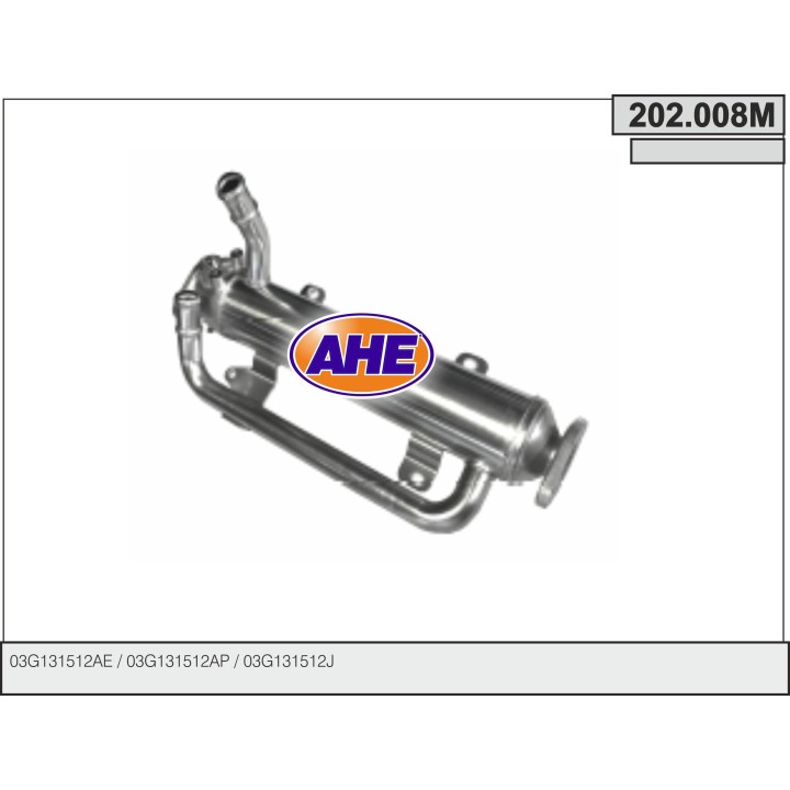 202008M  Modulo EGR Cooler Audi A3 2.0TDi 03.06-03.13