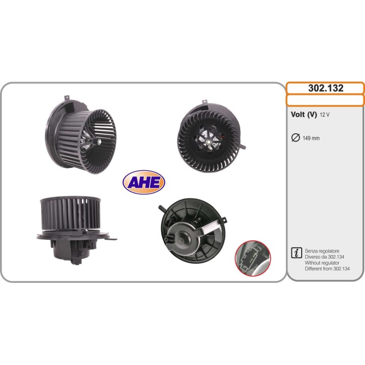 302132  VENTOLA Abitacolo AUDI/SEAT/SKODA/VW A3/Q3/TT 03-