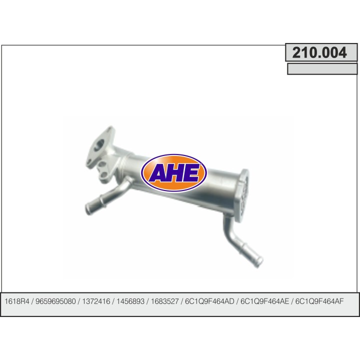 210004  EGR Cooler Citroen/Fiat/Ford/Peugeot Jumper/Ducato
