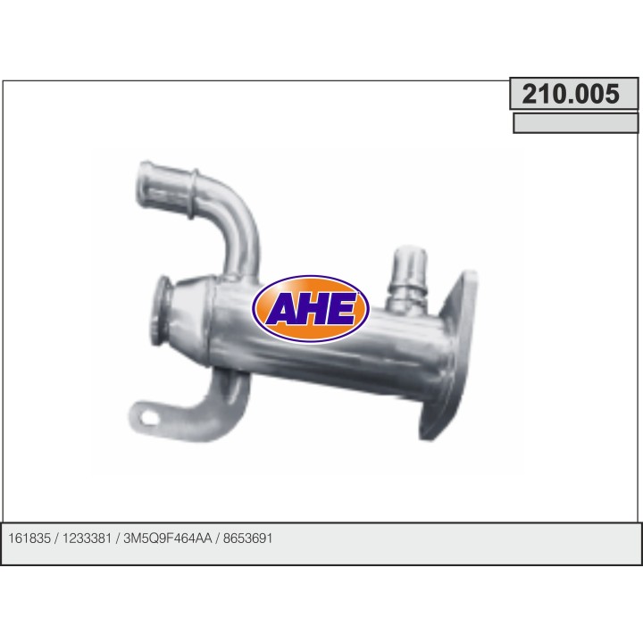 210005  EGR Cooler Citroen/Ford C4/C5 II/C8/Jumpy/Focus II