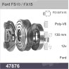 47876  EMBRAGUE COMPRESOR FORD FS10 / FX15 12V PV6