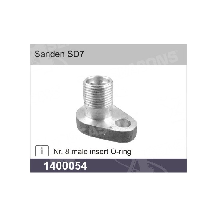 1400054  COMPRESSOR FITTING SANDEN SD7 / NR.8
