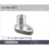 1400054  COMPRESSOR FITTING SANDEN SD7 / NR.8