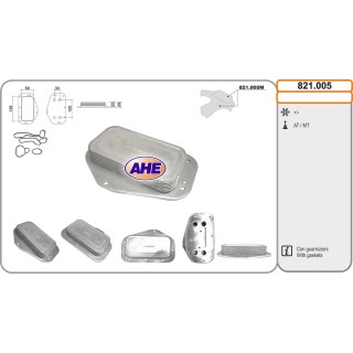 821005  OILCOOLER OPEL ASTRA J/INSIGNIA/ME PZ RIVAA/MOKKA