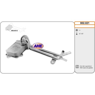 802021  Oilcooler AUDI/SEAT A1/A3/Alhambra/Altea/Ibiza 1.4