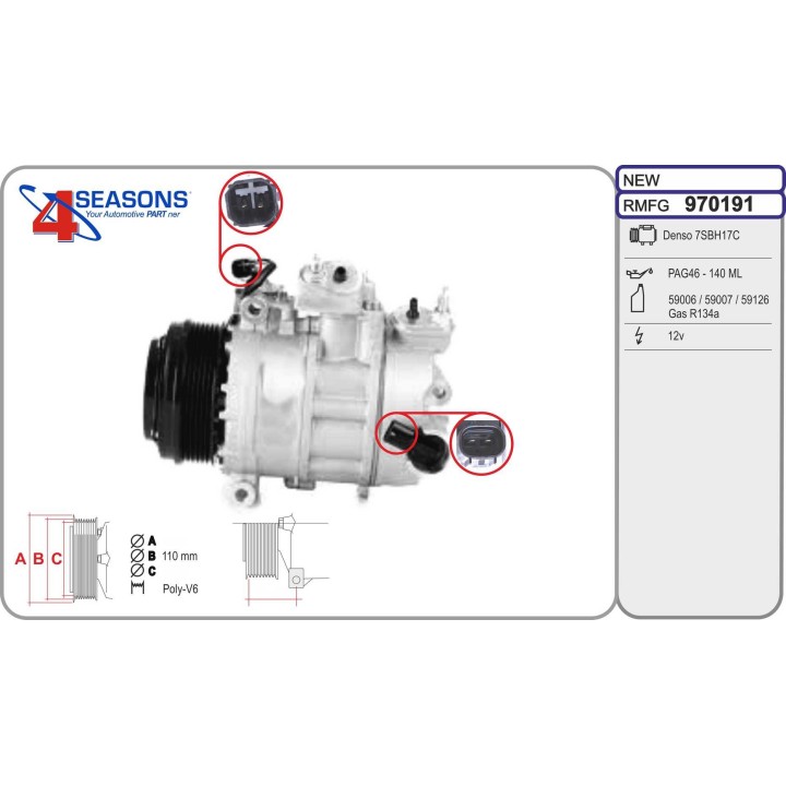 970191  CMP  FORD C-Max/Focus III/Mondeo V/Transit/Tou