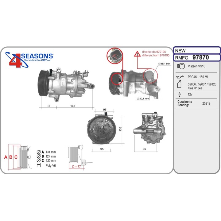 97870  CMP  CITROEN/FIAT/FORD/PEUGEOT Jumper/Relay/Du