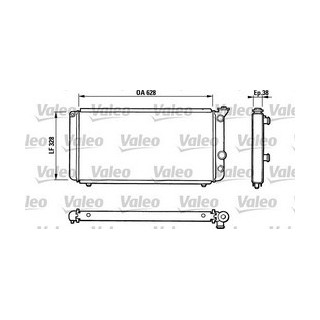 123009  RADIADOR RENAULT TRAFIC