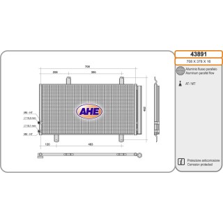 43891  Cond. Lexus/Toyota ESV/Avalon III/Camry 240/350/2.