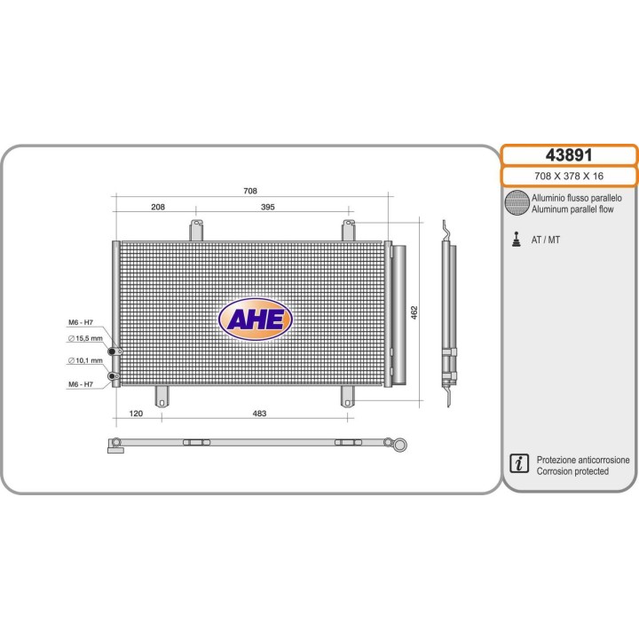 43891  Cond. Lexus/Toyota ESV/Avalon III/Camry 240/350/2.