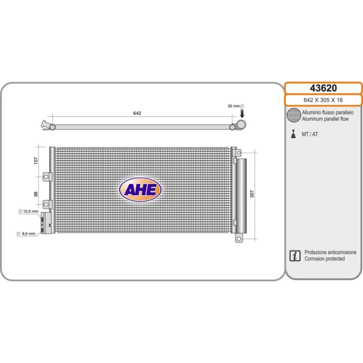 43620  Cond. FIAT Linea 1.3MJTD/1.4T-JET//1.6MJTD 05.07-