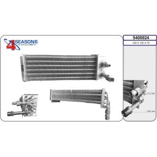 5400024  UNIVERSAL EVAPORATOR UNDER DASH 12V TYPE 747