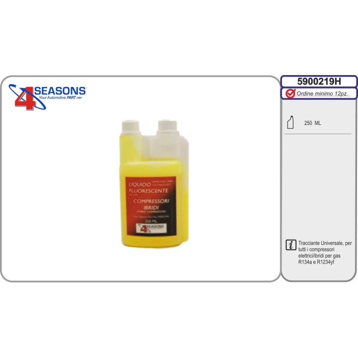 5900219H ADITIVO MIXTO R134A R1234YF ESPECISAL PARA COCHE HIBRIDOS 64 DOSIS APROX