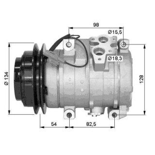 20134467  NP 10S17C A/D 1A 133MM SD15 12V V-B A/C
