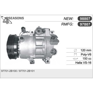 97807  CMP  HYUNDAI/ SANTA FE (CM) 2.2 CRDI 06-