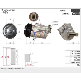 970145  CMP  CHEVROLET AVEO 1.6 03.11-