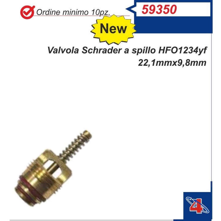 59350  VALVOLA A SPILLO PER HFO1234YF 22,1MMX9,8MM