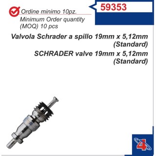 59353  Valvola a spillo 19mm x 5,12mm (Standard)
