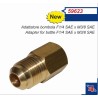 59623  Adattatore bombola F1/4 SAE x M3/8 SAE