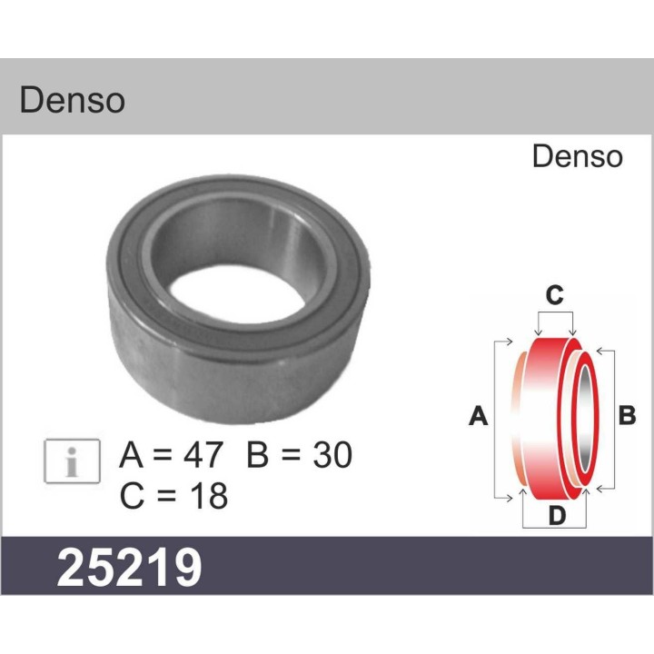 25219  RODAMIENTO 47X30X18   150003