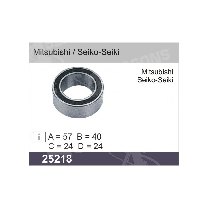 25218  RODAMIENTO MITSUBISHI SEIKO SEIKI  57X40X24