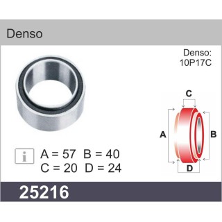 25216  RODAMIENTO DENSO   57X40X20X24    150016
