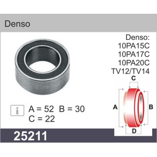 25211  RODAMIENTO DENSO   52X30X22   150008