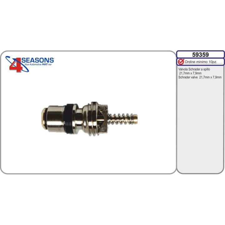 59359  Valvola a spillo 21,7mm x 7,9mm