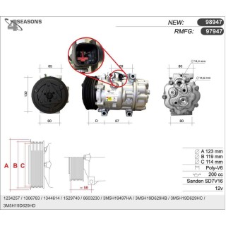 97947  CMP   FORD FOCUS II (DAW_) 04-