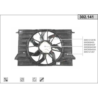 FAN AUDI A4//Q7 17-