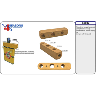 59802  RECAMBIO ENGATILLADORA MANUAL DE BANCO 204168
