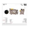97864  COMPRESOR  PSA C6 / 407 / 607 2.7 HDI 04-