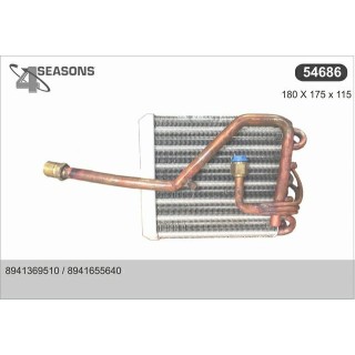54686  EVAPORATOR ISUZU PICKUP 87-84 / TROOPER 91-8