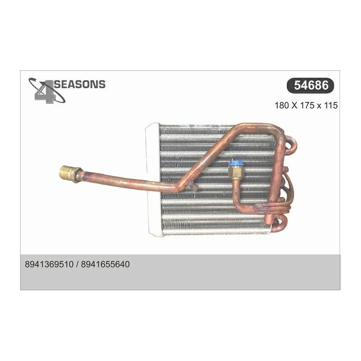 54686  EVAPORATOR ISUZU PICKUP 87-84 / TROOPER 91-8