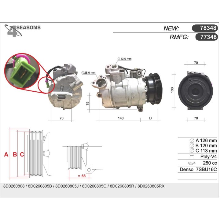 77348  COMPRESOR  VAG