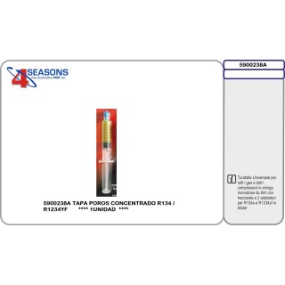 5900238A  TAPA POROS CONCENTRADO R134 / R1234YF  1UNIDAD 
