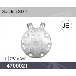 4700021  CULATA SANDEN 709 / 7H15 JE