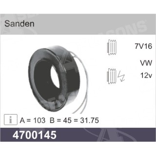 4700145  BOBINA SANDEN 103X64X32