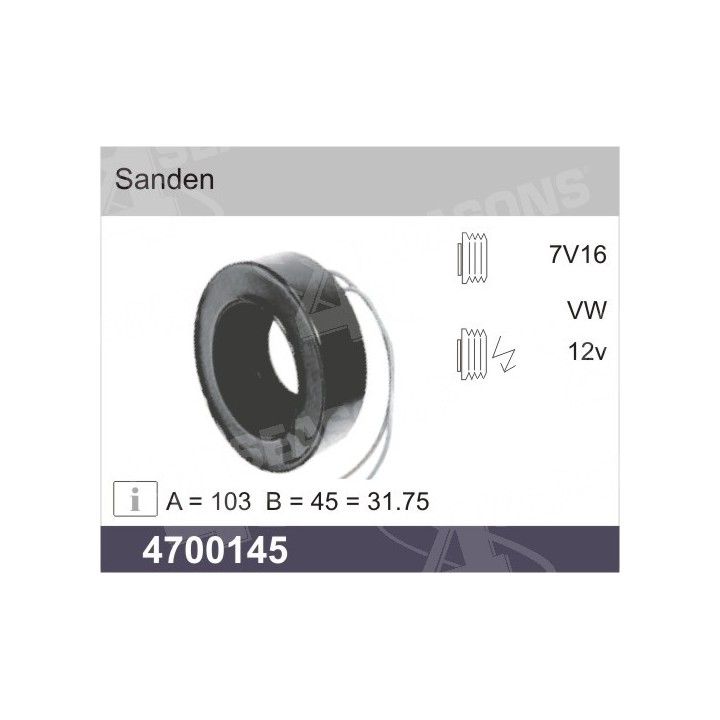 4700145  BOBINA SANDEN 103X64X32