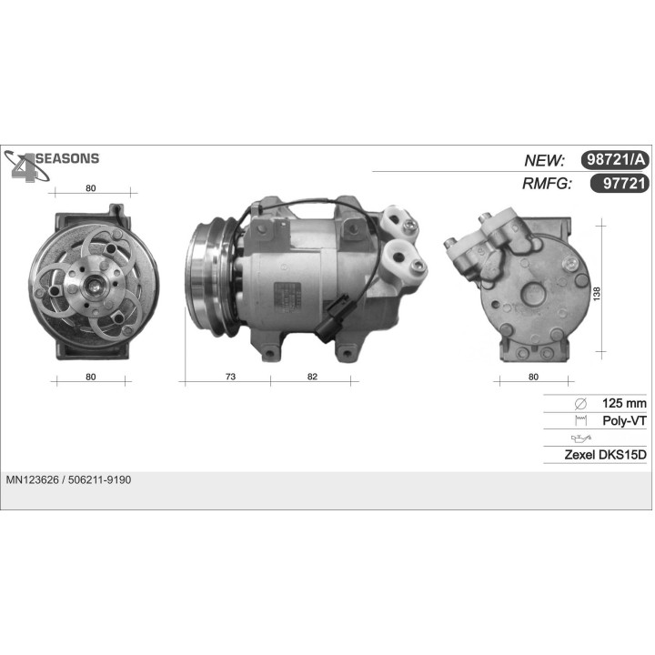 97721  CMP  MITSUBISHI L200/Pajero Sport 2.5DiD 05.06