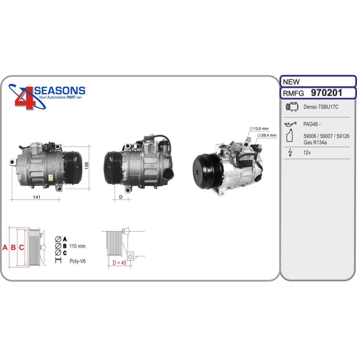 970201  CMP Rem MERCEDES W204/W207/W212/W172 CONECTOR  CON  4  PIN
