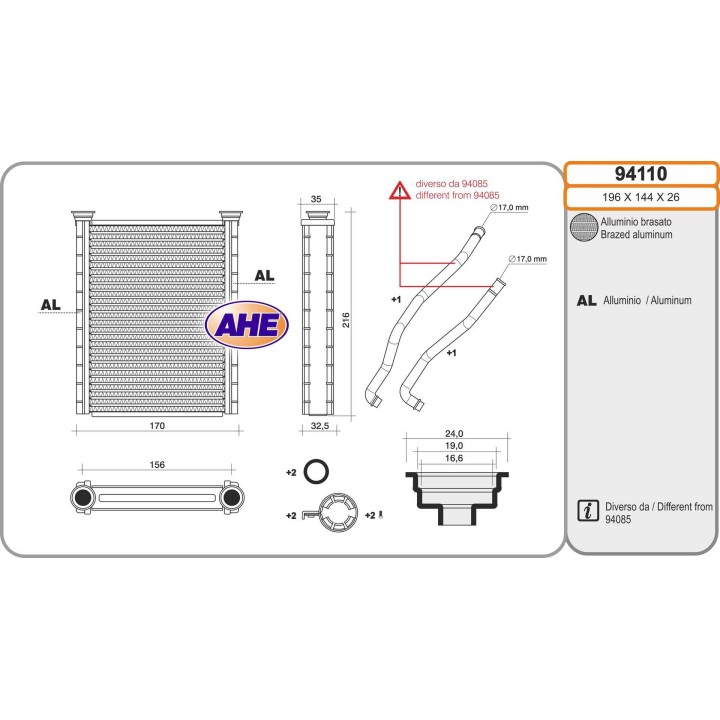 94110  DAHIATSU/TOYOTA Charade/Yaris II 05.05-