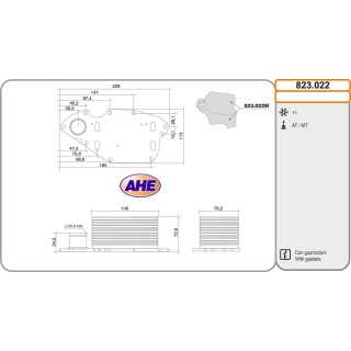 823022  Oilc. OPEL/RENAULT Movano/Master 2.3CDTi/2.3dCi