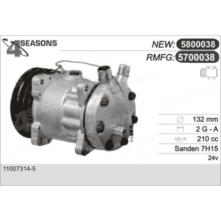 5700038  SD 7H15 2A 132MM 24V V-O R (FC)