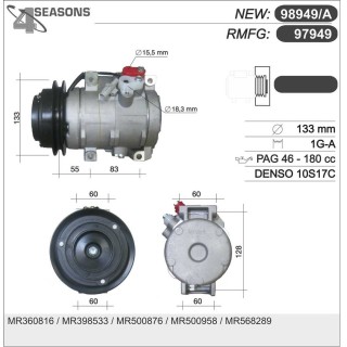 97949 Cmp New MITSUBISHI Pajero 3.2DiD 04.00-